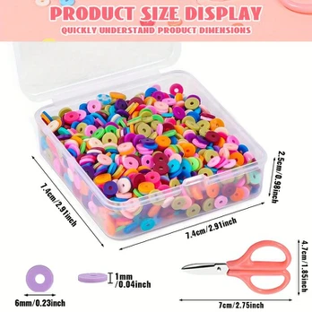 Karoliukų rinkinys, Mixed colors-1009pcs