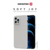 Swissten Soft Joy Silicone Case for Apple  iPhone 14 Plus Sone Grey kaina