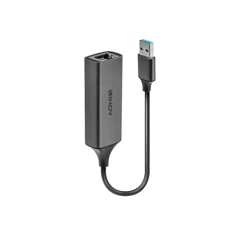 "Lindy" USB 3.0 Gigabit Ethernet keitiklis, laidinis, USB, Ethernet, 5000 Mbps, sidabrinis