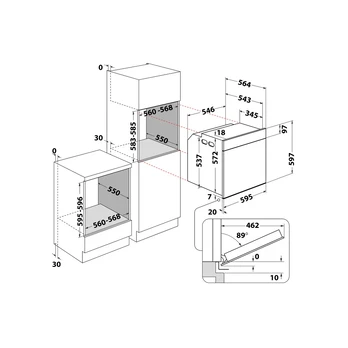 Orkaitė Whirlpool WOI118PT2SSMA