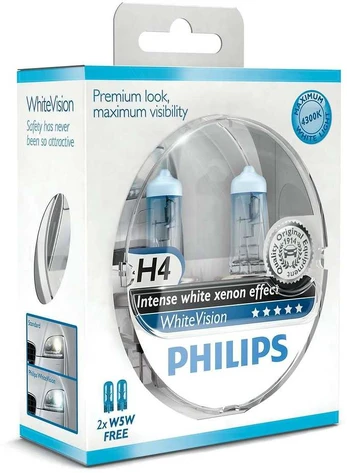 Philips Lemputės WhiteVision H4