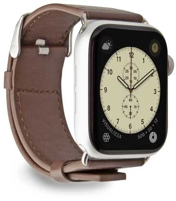 Laikiklis SBS Eco Leather urrem til Apple Watch 42/44/45/49mm. Brun
