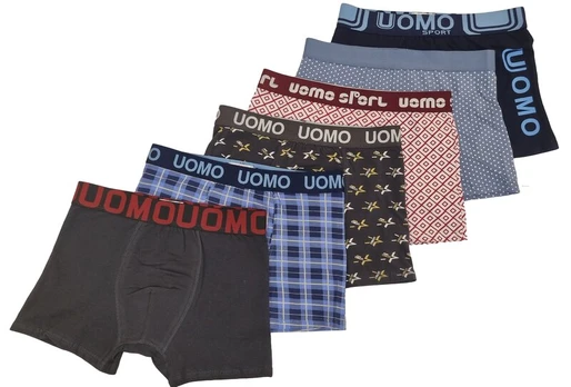 Trumpikės vyrams Uomo Mix 2, įvairių spalvų, 6 vnt.