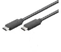 USB kabelis MicroConnect USB-C - USB-C 0,5 m Juodas (USB3.1CC0.5)