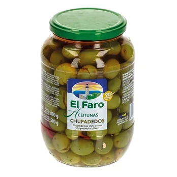 Žaliosios alyvuogės Chupadedos EL FARO, 850 ml