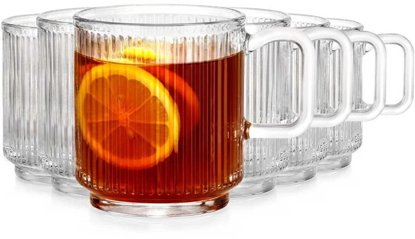 Stiklinės Vilde 350 ml su Rankena, 6 vnt.
