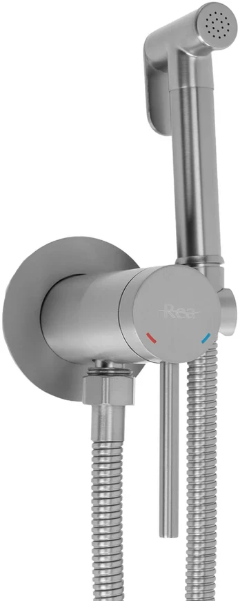Bidė dušelio komplektas REA Foss Clif, Brushed Nickel