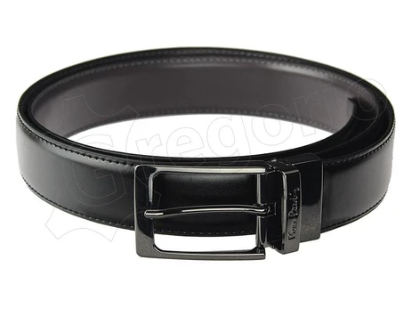 Diržas vyrams Pierre Cardin FWJX5 DOUBLE - Juodas, rudas