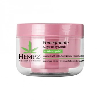 HEMPZ POMEGRANATE HERBAL SUGAR kūno šveitiklis, 176 g