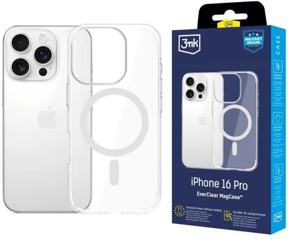 Dėklas 3MK EverClear MagCase do Apple iPhone 16 Pro