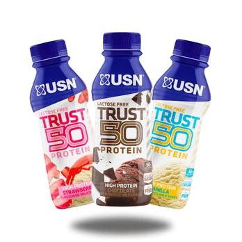 USN Trust 50 Bottled Protein 500 ml. - Chocolate skonis