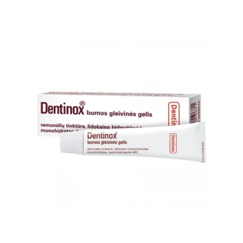 DENTINOX burnos gleivinės gelis 10 g