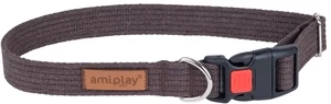 Antkaklis Amiplay Cotton with Lock, ruda, 280 - 400 mm x 15 mm, 28-40