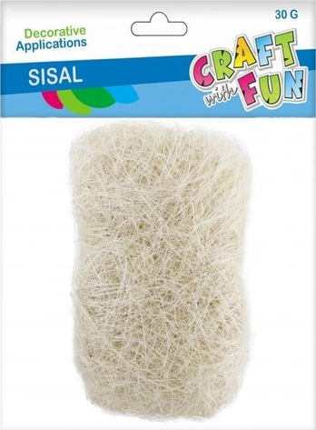 Sizalis ecru 30g - Craft with Fun