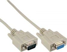 InLine DB-9 - DB-9, 10m, Pilka (12210)