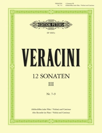 12 Sonatas Op.1 Vol.3