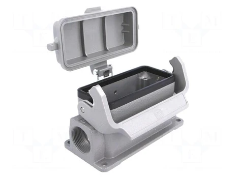 Enclosure: for rectangular connectors | Han | size 16B | with latch