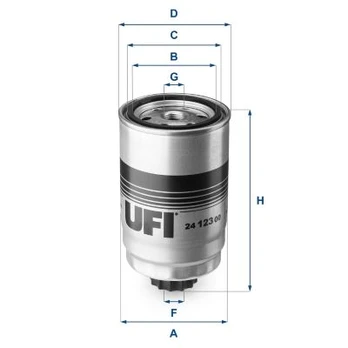 Kuro filtras UFI 24.123.00