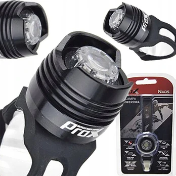 Priekinis žibintas Prox Naos 1-led, juodas