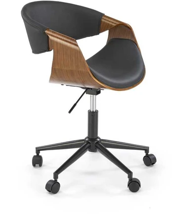 BILBO office chair, juodas / walnut