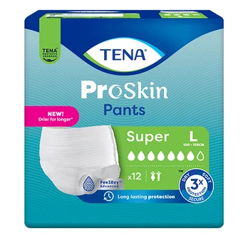 TENA sauskelnės kelnaitės Pants Super, L, 12 vnt.
