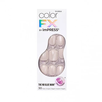 KISS - Glue-on nails ImPRESS Color FX - Rebel 30 pcs