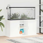 Akvariumo stovas, baltos spalvos, 121x41x58cm, apdirbta mediena kaina