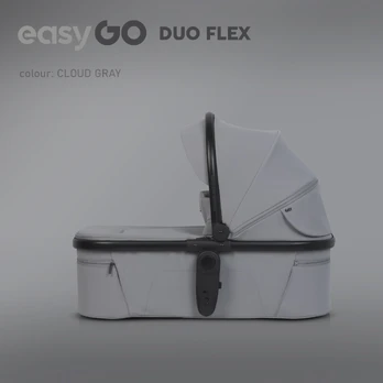 EasyGo Duoflex Cloudy Gray Lopšys