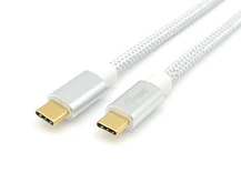 Equip Kabelis USB-C 3.2 -> C St/St 2.00m 5A 4K/60Hz ws kaina