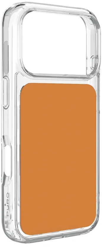 Dėklas Puro Plate Mag Case for iPhone 17 Pro Compatible with MagSafe - Oranžinis