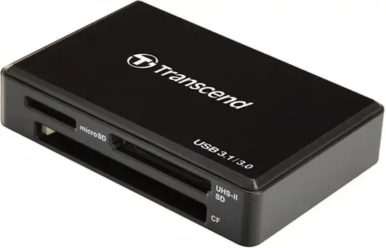 MEMORY READER FLASH ALL-IN-1/USB3 BLACK TS-RDF8K2 TRANSCEND