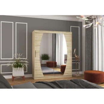 Sliding wardrobe with mirror BALTIMORE 180