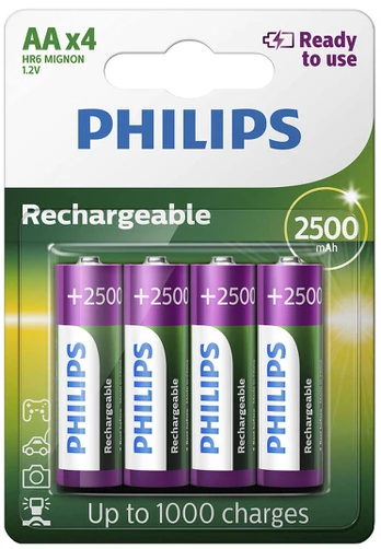 Philips Akumuliatorius AA / R6 2500mAh 4 vnt.
