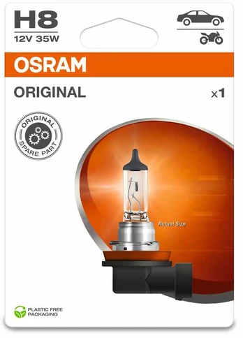 OSRAM Automobilinė lemputė H8 35W 12V PGJ19-1 1vnt