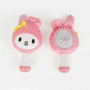 Hello Kitty Melody mini pliušinis plaukų šepetys 13 cm