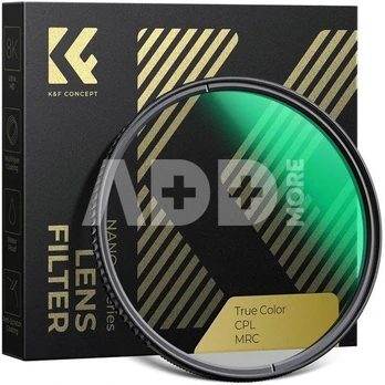 K&F Concept K&F 55MM CPL Filter True Color Circular Polarizers Filter with 28 Multi-Layer Coatings for Camera Le