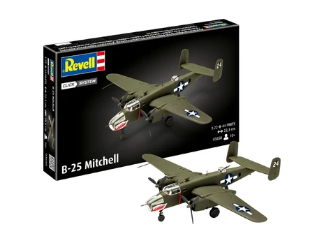 Plastic model B-25 Mitchell