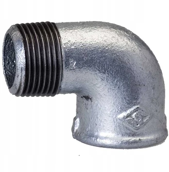 Gebo Alkūnė 90° įsukama 21/2'' cinkuota