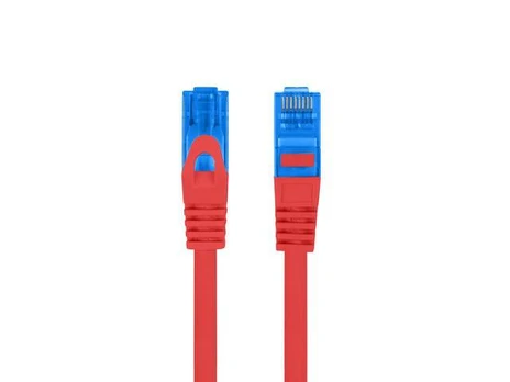 LANBERG patchcord kat.6A FTP LSZH CCA 1,5m raudona