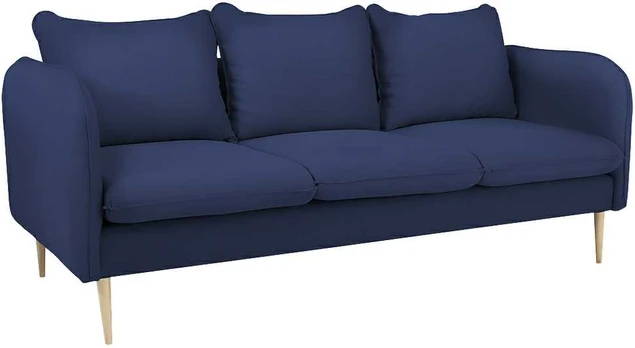 Customform Sofa, POSH WOOD 3 vietų, 89x205 cm, Rašalinė