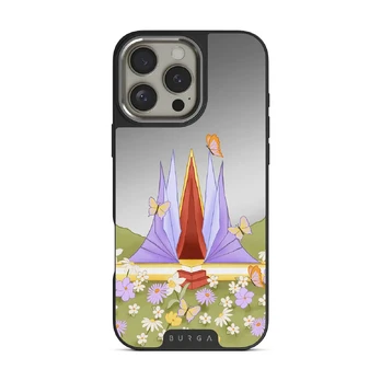 Sunrise - iPhone 16 Pro Case, Elite Mirror Dark (MagSafe) / Silver