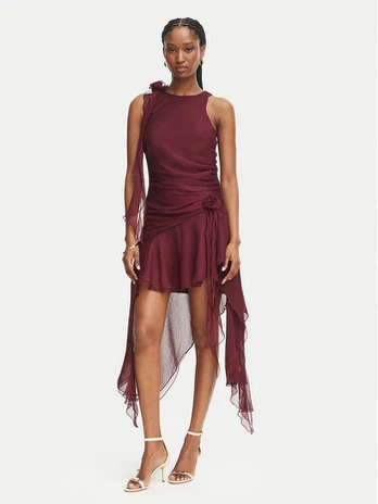 Bardot Kokteilinė suknelė Ivana 59046DB2 Vyšninė Regular Fit