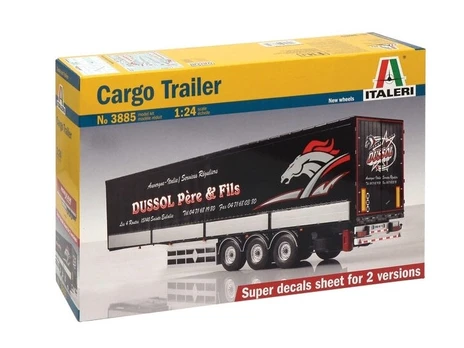 Konstruktorius Italeri - Cargo Trailer, 1/24, 3885, 8 m.+