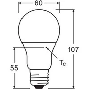 OSRAM LED lemputė opal E27 8W 827 6 vnt