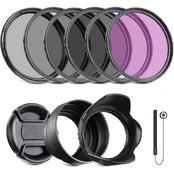 Neewer 67 MM Professional Lens Filter Priedas Kit kaina