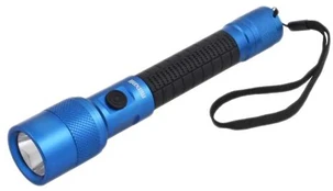 Maxell UV LED flashlight, IP44, aluminum, mėlynas