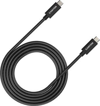Canyon UC-42, USB4 TYPE-C to TYPE-C cable assembly 20G 2m 5A 240W(ERP) with E-MARK, CE, ROHS, black
