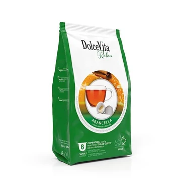 Dolce Vita arbatos kapsulės Arancella, 8 vnt.