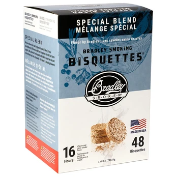 Bradley Smoker Bisquettes Rūkymo briketai - Special Blend, 48 vnt.