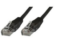 Microconnect U/UTP CAT5e 0,5 M juodas PVC (B-UTP5005S)